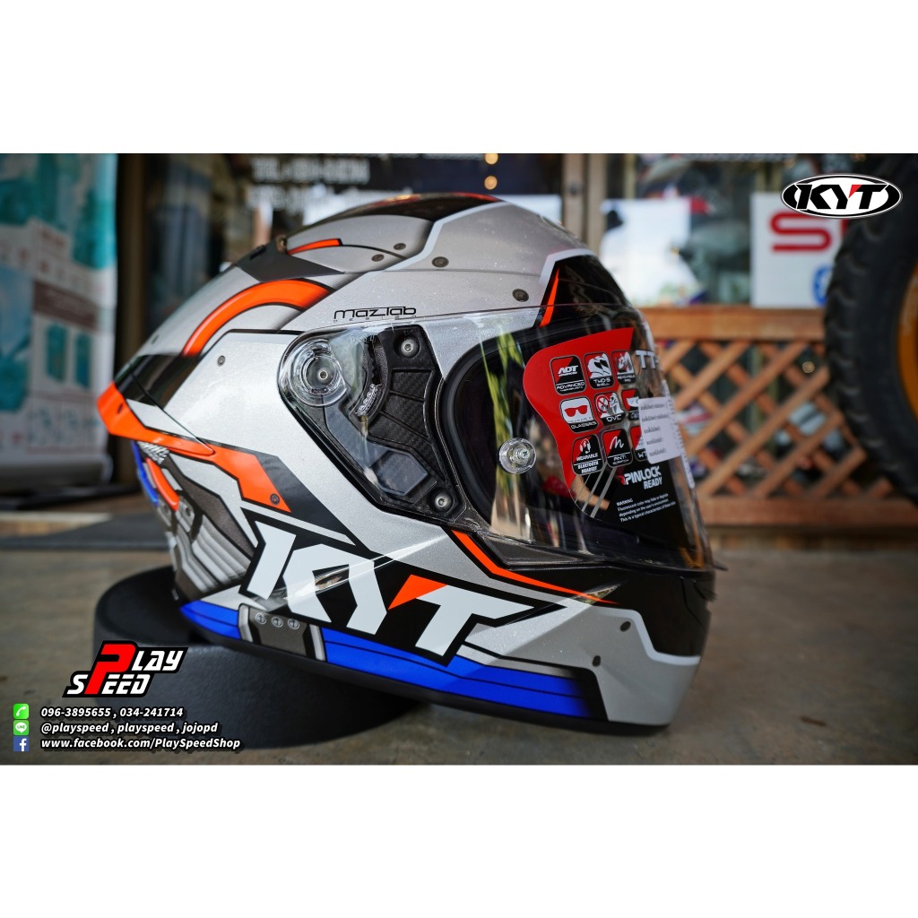 KYT Helmets TT-COURSE : Ratthapark Space Monkey