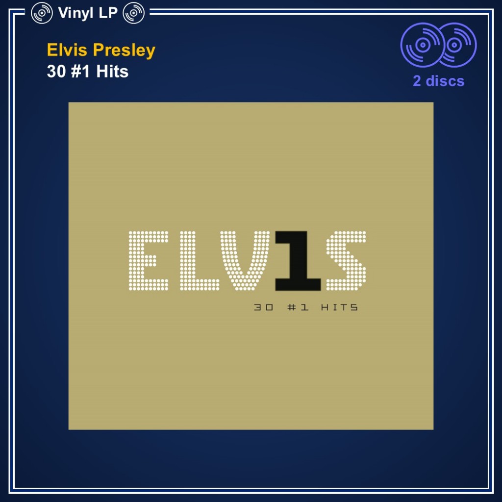 [แผ่นเสียง Vinyl LP] Elvis Presley - 30 #1 Hits [ใหม่และซีล SS]