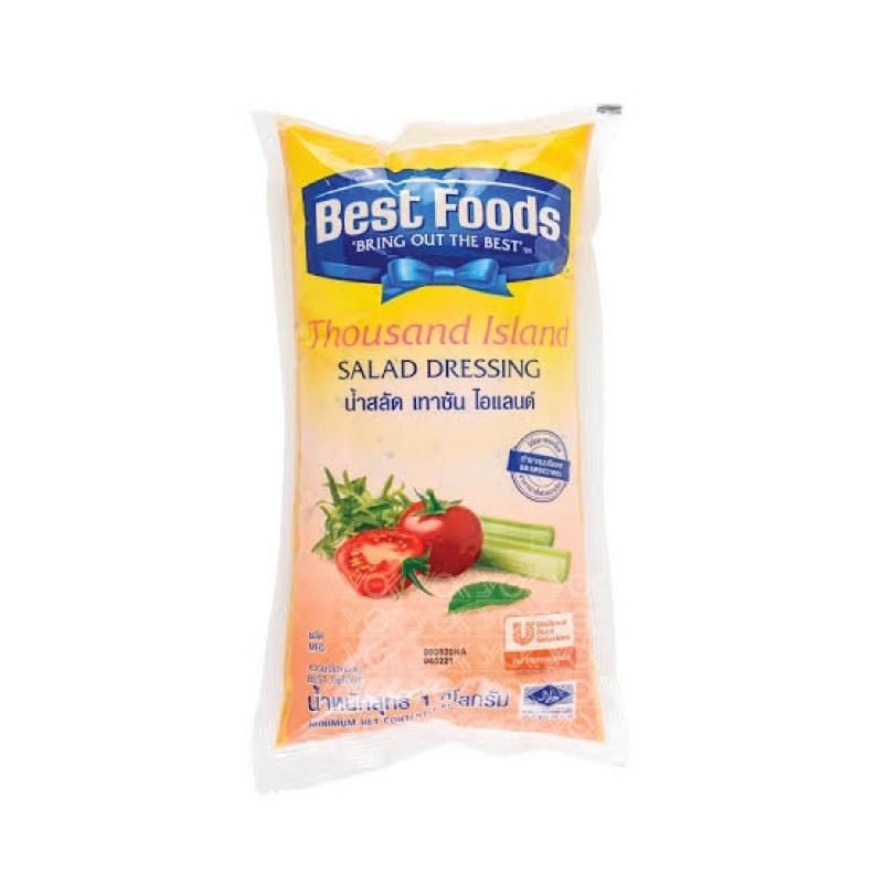 Best foods thousand island 1kg. เบสฟู้ด น้ำสลัด เทาซั่นไอซ์แลนด์ fl