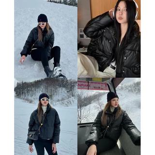 MALIMAYS - Mini Puffer Jacket แจ็คเก็ตขนเป็ดทรงครอป