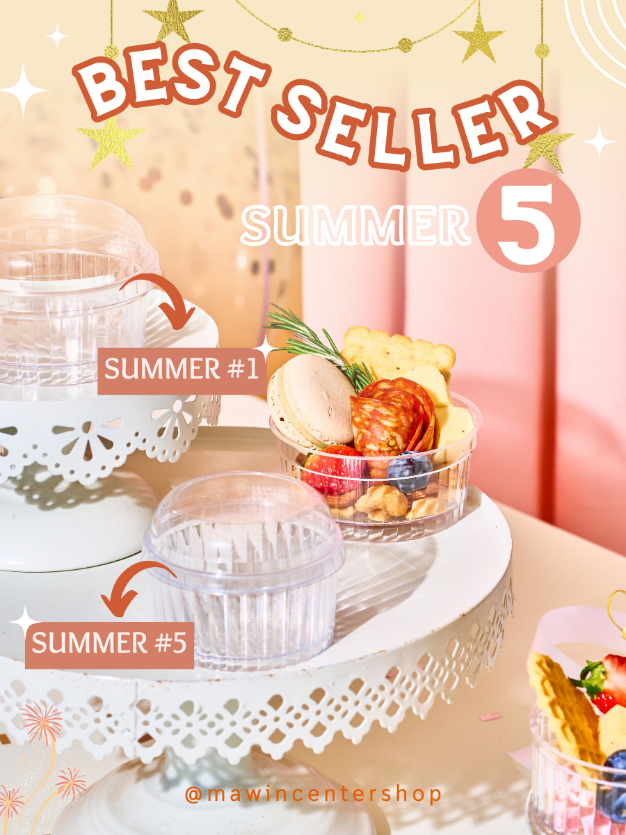 🔥ถ้วยมูสพุดดิ้ง🔥🔥รุ่นขายดี🔥ถ้วยวุ้นซัมเมอร์5 ห่อ10 ชุด Tiramisu Pudding Cup ทรงกลม / มูสไอศกรีม