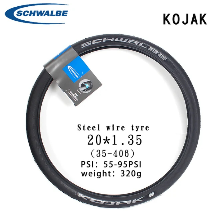 ยางนอก SCHWALBE KOJAK 20x1.35 (406) ขอบลวด