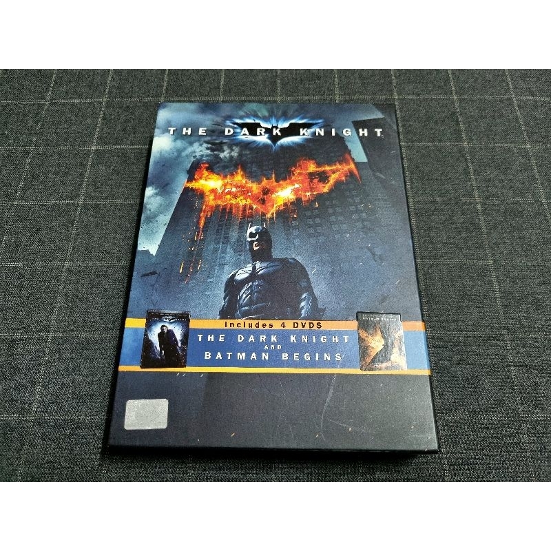 DVD Boxset (4Disc) ภาพยนตร์ซูเปอร์ฮีโร่ DC "Batman Begins" และ "The Dark Knight"