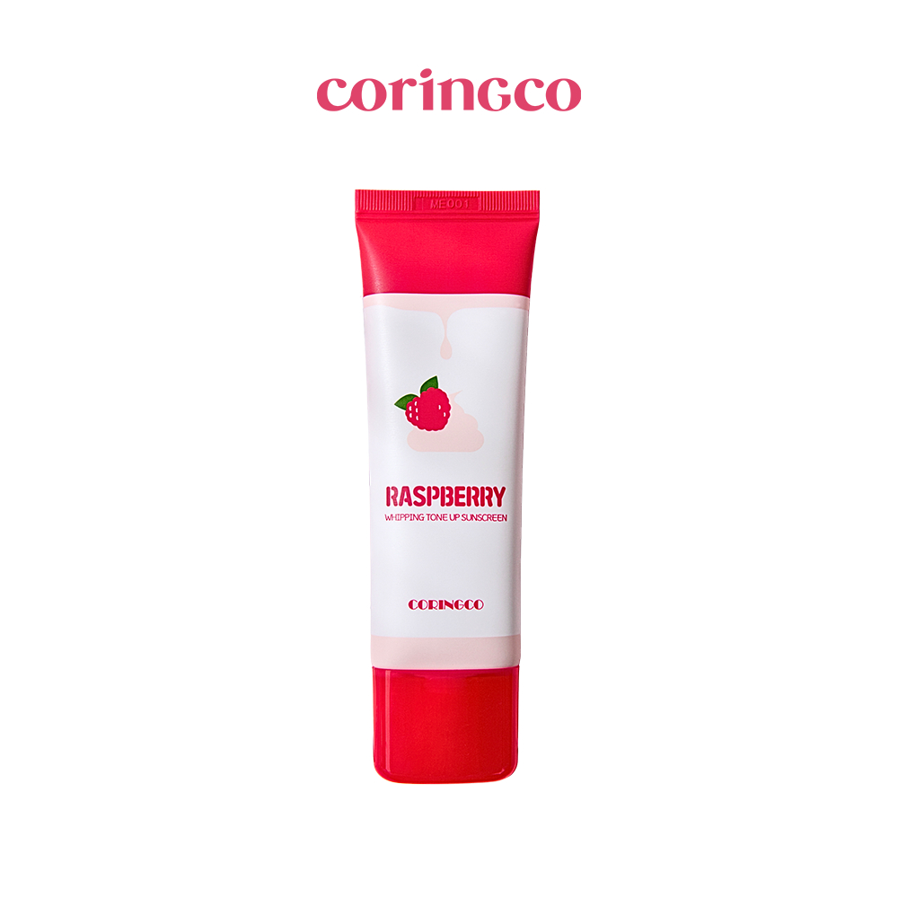 Raspberry whipping tone up sunscreen SPF50+ PA++++ ครีมกันแดดราสเบอร์รี่
