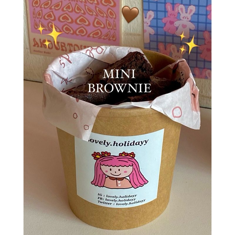 MINI BROWNIE COCOA(กระปุกเล็ก)