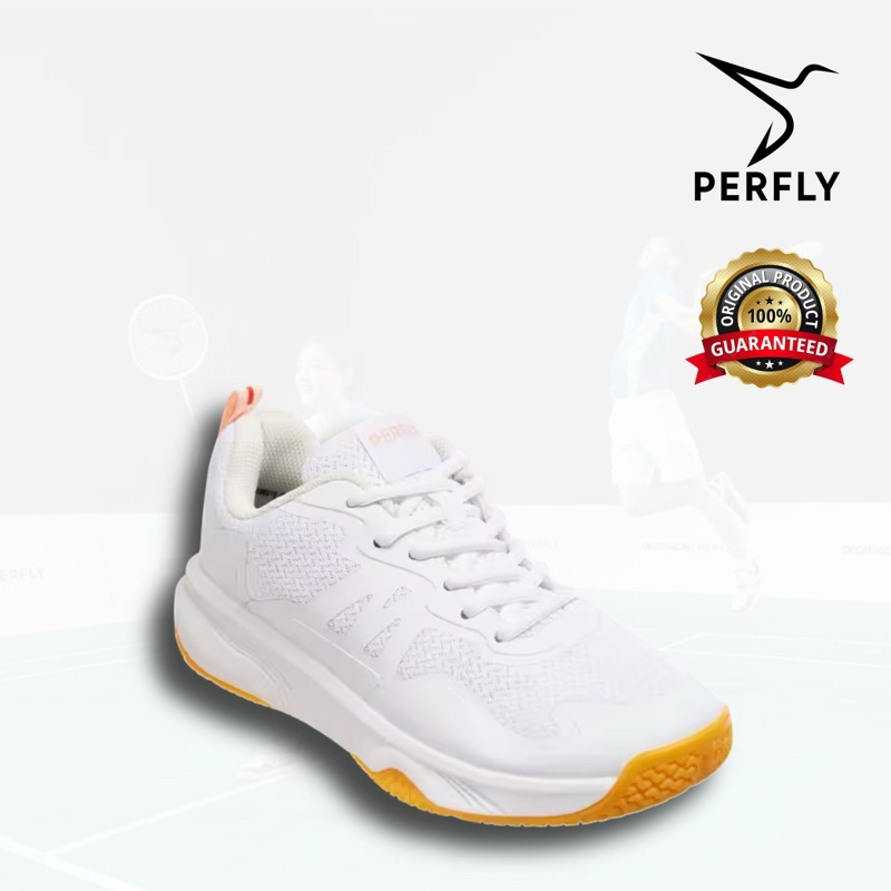 รองเท้าแบดมินตันสำหรับผู้หญิง รุ่น SENSATION 530 (สีขาว) PERFLY