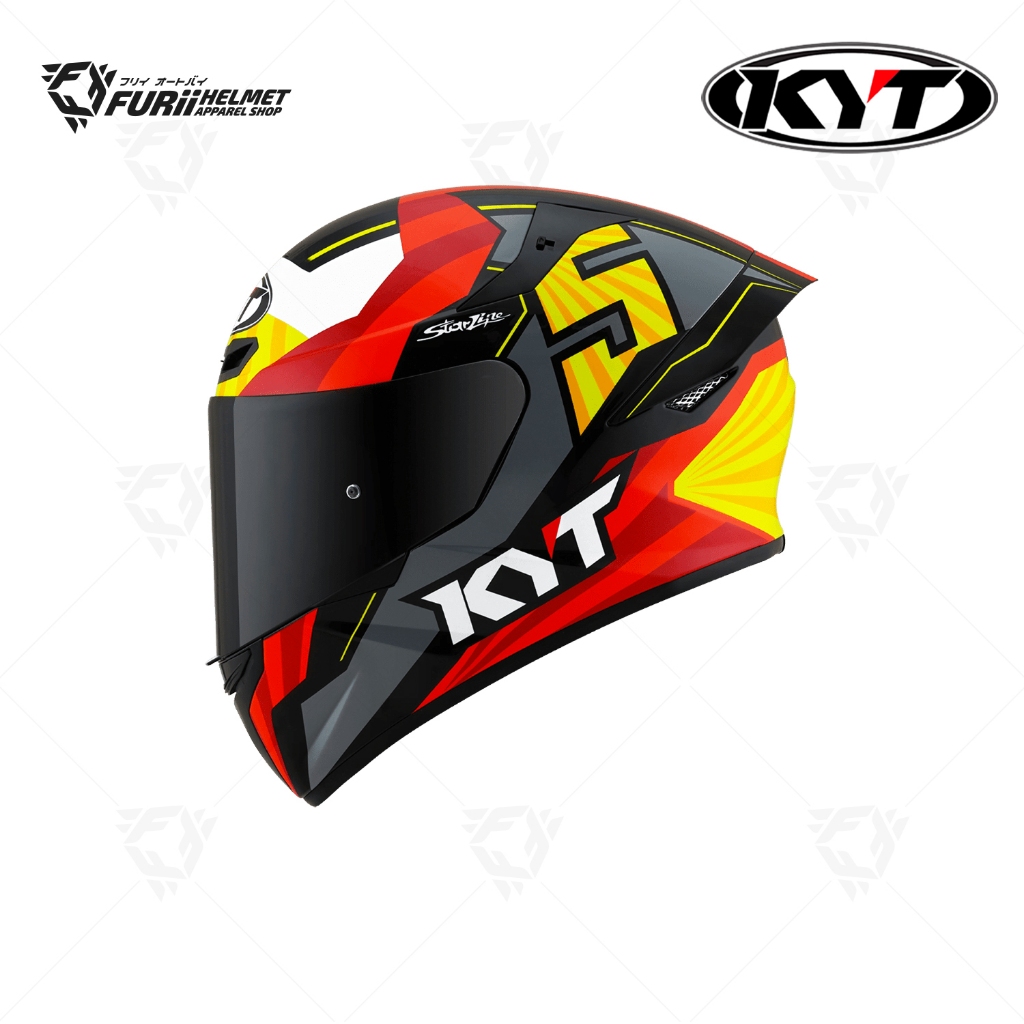 [ สามารถผ่อนชำระบัตรเครดิต/Spaylater ] หมวกกันน็อค KYT TT-COURSE FLUX JAUME MASIA REPLICA (สินค้าไซส์ M)