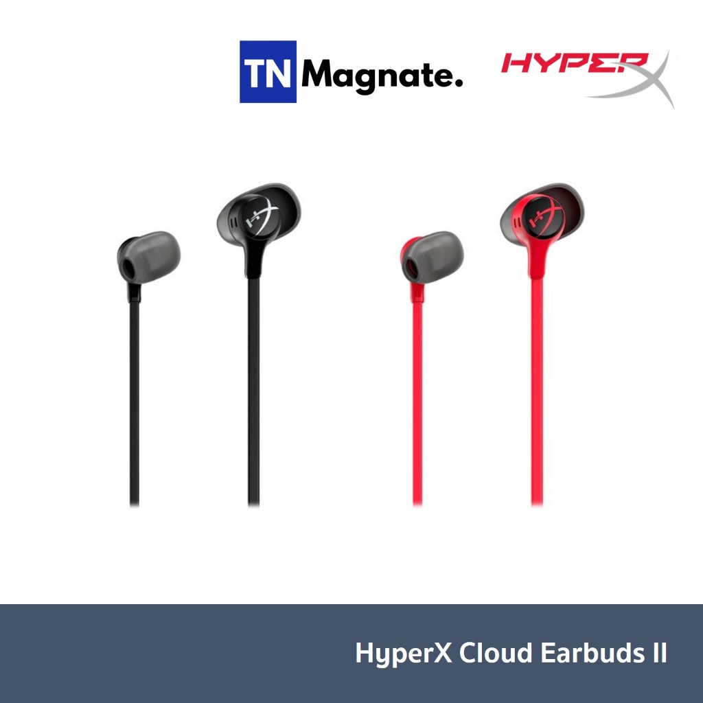 [หูฟัง] HyperX Cloud Earbuds II  - รับประกัน 2 ปี - เลือกสี