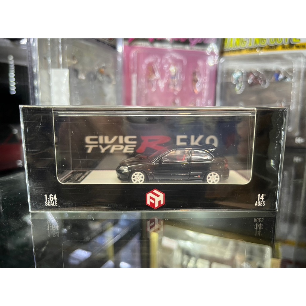 FOCAL HORIZON Model 1/64 Honda Civic Ek9 Type-R Black