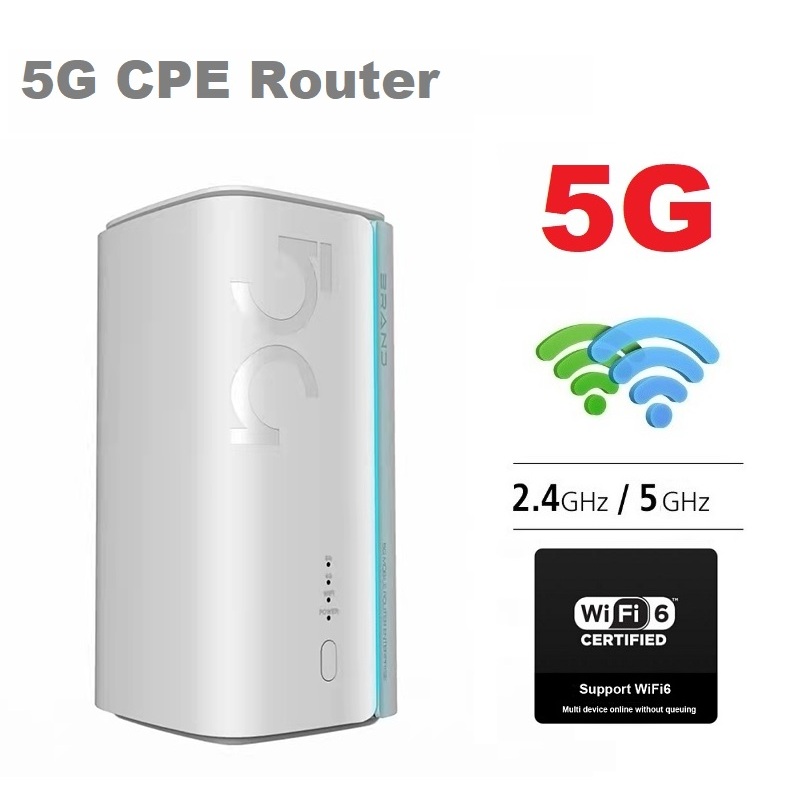 5G CPE Router PRO MESH WiFi 6 เร้าเตอร์ 5G ใส่ซิม 3CA รองรับ 5G 4G 3G ทุกเครือข่าย