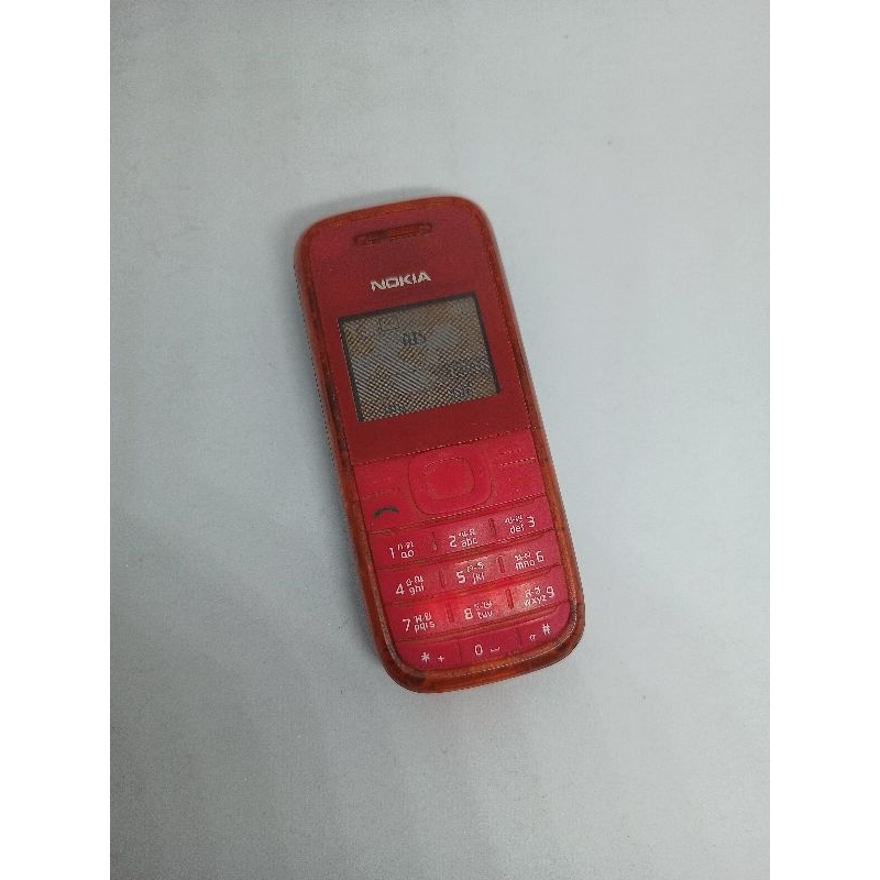 Nokia 1208 แท้ มือถือปุ่มกดยุค 90s  กรอบสีแดงใส หายากมาก