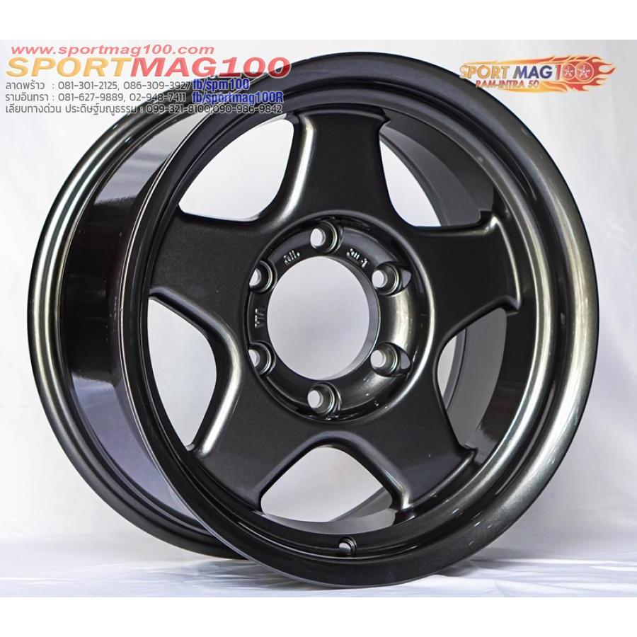 ล้อแม็กใหม่ Bradley  6รู139 ET0 กันเมทาลิก 8-16นิ้ว สำหรับกระบะ 6รู