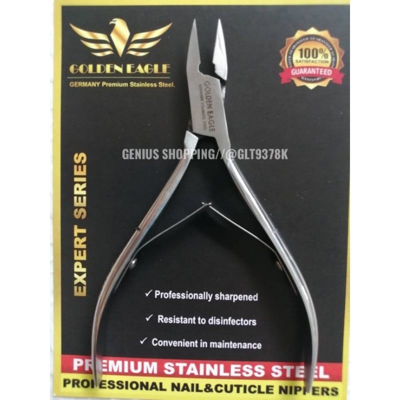 กรรไกรตัดซอกเล็บ ตัดเล็บขบ แซะเล็บขบ กรรไกรปากยาว GOLDEN EAGLE