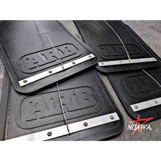 บังโคลนรถยนต์ ลายอักษร Black ARB เพลทเงิน