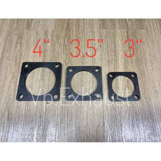 หน้าแปลนท่อไอเสีย สิบล้อ หน้าแปลนสี่เหลี่ยม ขนาดรู 4“/3.5”/3…