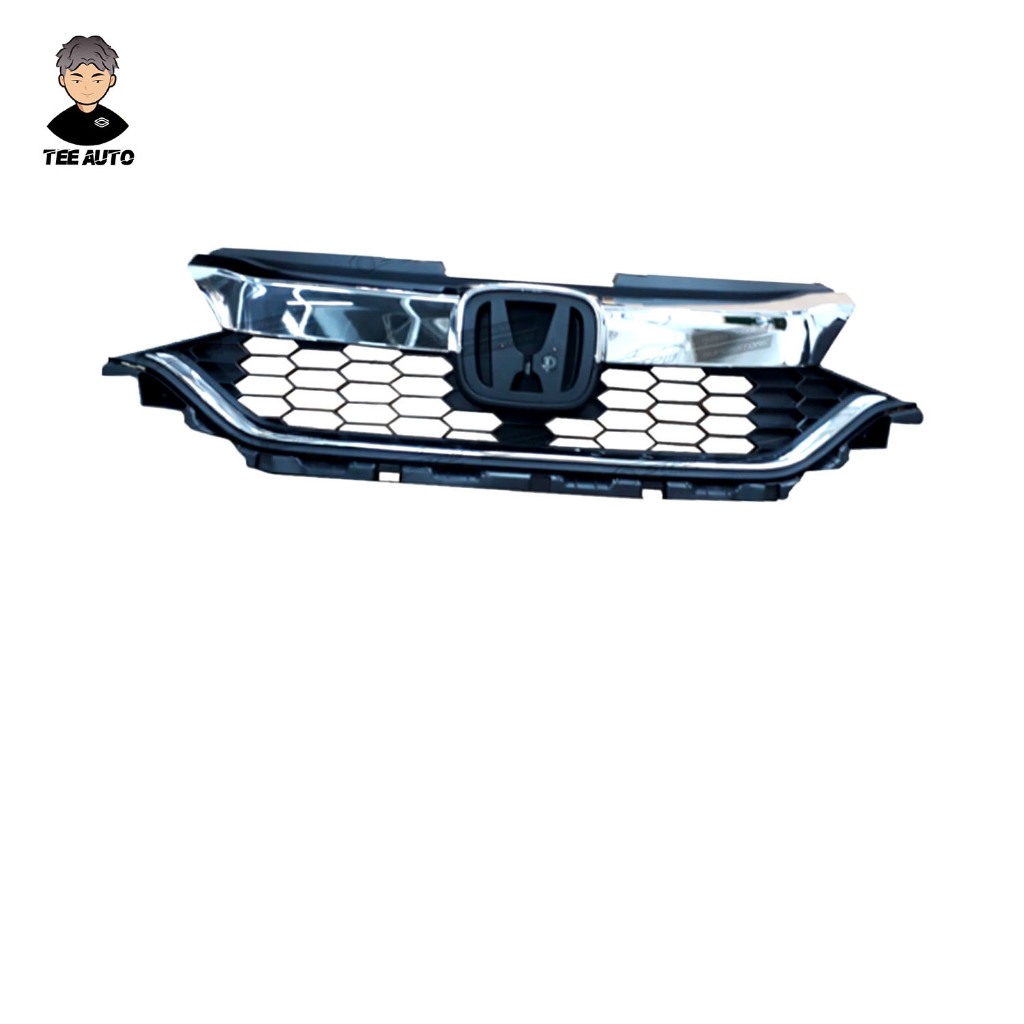 หน้ากระจัง HONDA CITY 2018 - 2020 ดำ+คิ้วชุบ - รูปที่ 2