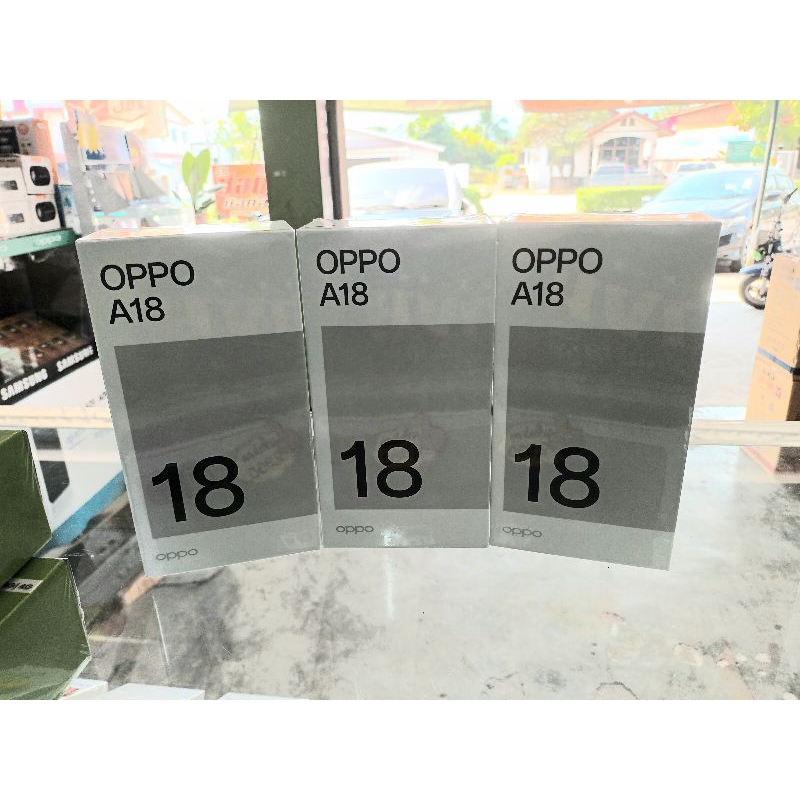 OPPO A18 (4+4/128) เครื่องศูนย์รับประกัน 1 ปี