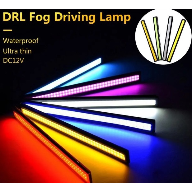 ไฟ LED COB สำหรับรถยนต์17ซม. 1ชิ้น,ไฟตัดหมอกสำหรับขับรถกันน้ำ DC12V