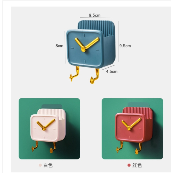 เก็บโทรศัพท์มือถือ กล่องเก็บรีโมทติดผนัง ที่วางมือถือติดผนัง ที่วางรีโมทติดผนัง กล่องเก็บของติดผนัง กล่องติดผนัง - รูปที่ 2