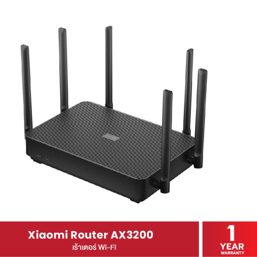 Xiaomi Router AX3200 Wi-Fi 6 Dual Band เร้าเตอร์ไวไฟ สินค้ารับประกัน 1 ปี