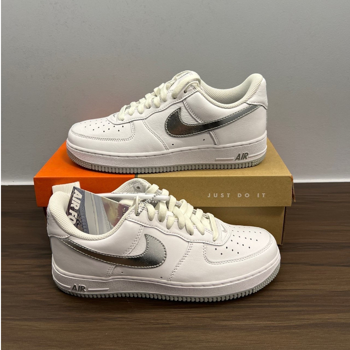 Nike Air Force 1 Low Silver Swoosh DZ6755-100 (พร้อมส่ง ของแท้ 100%)