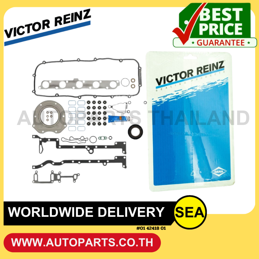 VICTOR REINZ ปะเก็นชุดใหญ่ไม่มีฝา P5AT  i5 3.2L NEW RANGER , BT50-PRO 2011 / FORD MAZDA