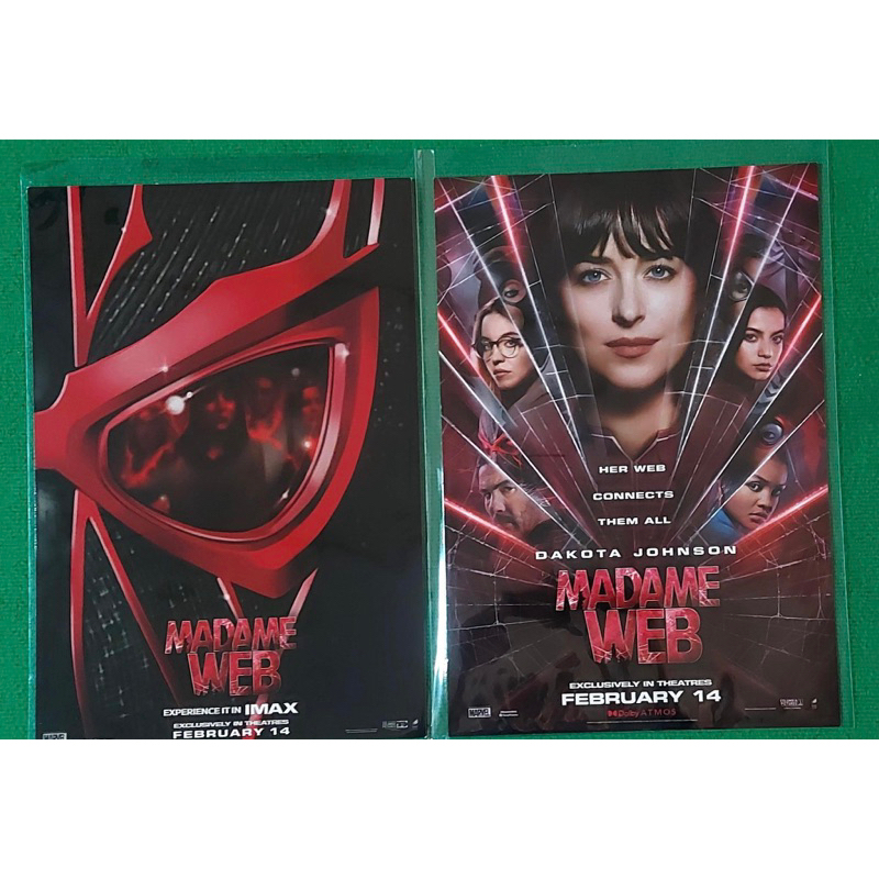 (ทักลด50%) โปสเตอร์ Madam Web มาดามเว็บ  Poster Madam Web แท้