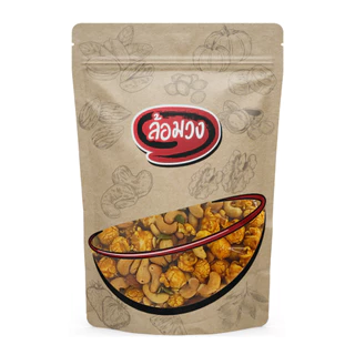 ป๊อบคอร์นคาราเมล ผสมถั่วรวม/ไม่ผสมถั่วรวม (caramel popcorn) by ล้อมวง ขนม ป็อบคอร์น ป๊อบคอร์น