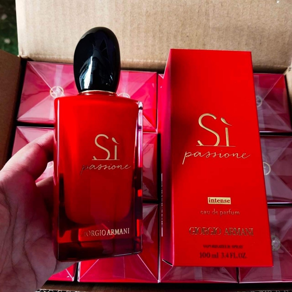 [ แท้ 100 %] 🌷Giorgio Armani Si passione intense  100 ml. (Siแดงอินเท้น)