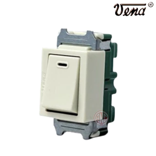 VENA MS1021 สวิทช์ไฟ รุ่นใส่สายขันน๊อต รุ่น Meji-series (เมจิ-ซีรีส์) (หน้าเล็ก)