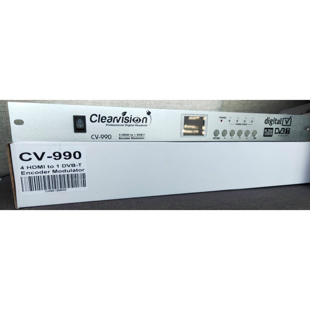 Clearvision CV-990 (4 HDMI to DVB-T Encoder Modulator) (เข้า 4 ช่องออก 1 ความถี่