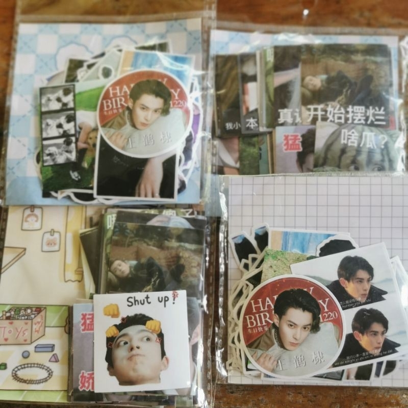 สติกเกอร์​ หวังเฮ่อตี้​ แฟนเมด​ งานเคลียร์สต็อค​ มี2แบบ