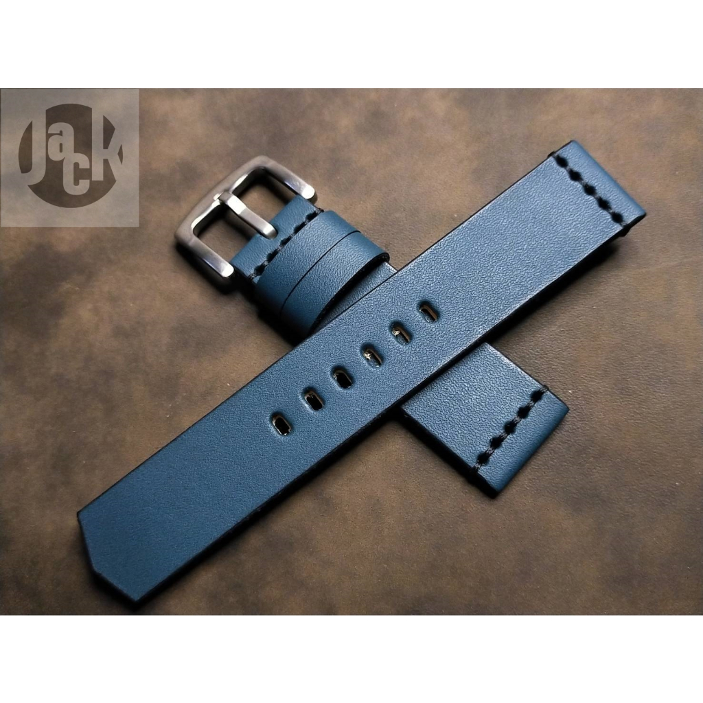 Jack straps สายนาฬิกาหนังวัวฟอกฝาดแท้ทั้งเส้น งานแฮนด์เมด สายหนังทนทาน