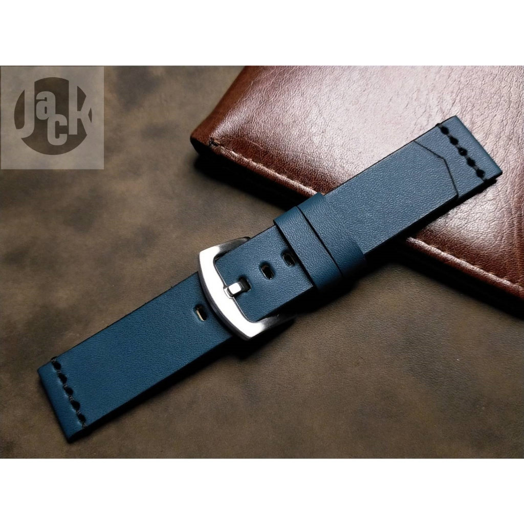 Jack straps สายนาฬิกาหนังวัวฟอกฝาดแท้ทั้งเส้น งานแฮนด์เมด สายหนังทนทาน