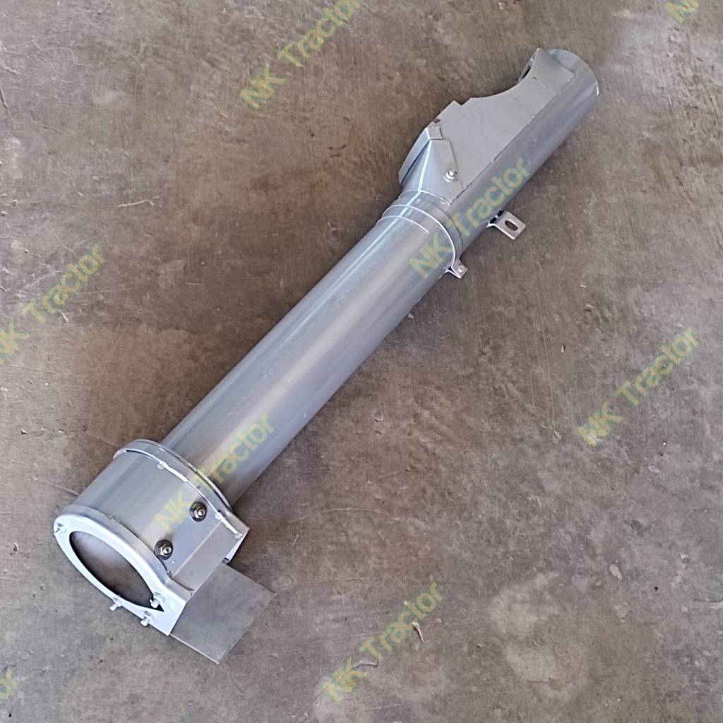(สแตนเลส พร้อมแผ่นกันสึก) ท่อสกรูลำเลียง 2 แนวตั้ง DC60 / DC68 / DC70 คูโบต้า (Kubota) (ท่อสกรูลำเลี