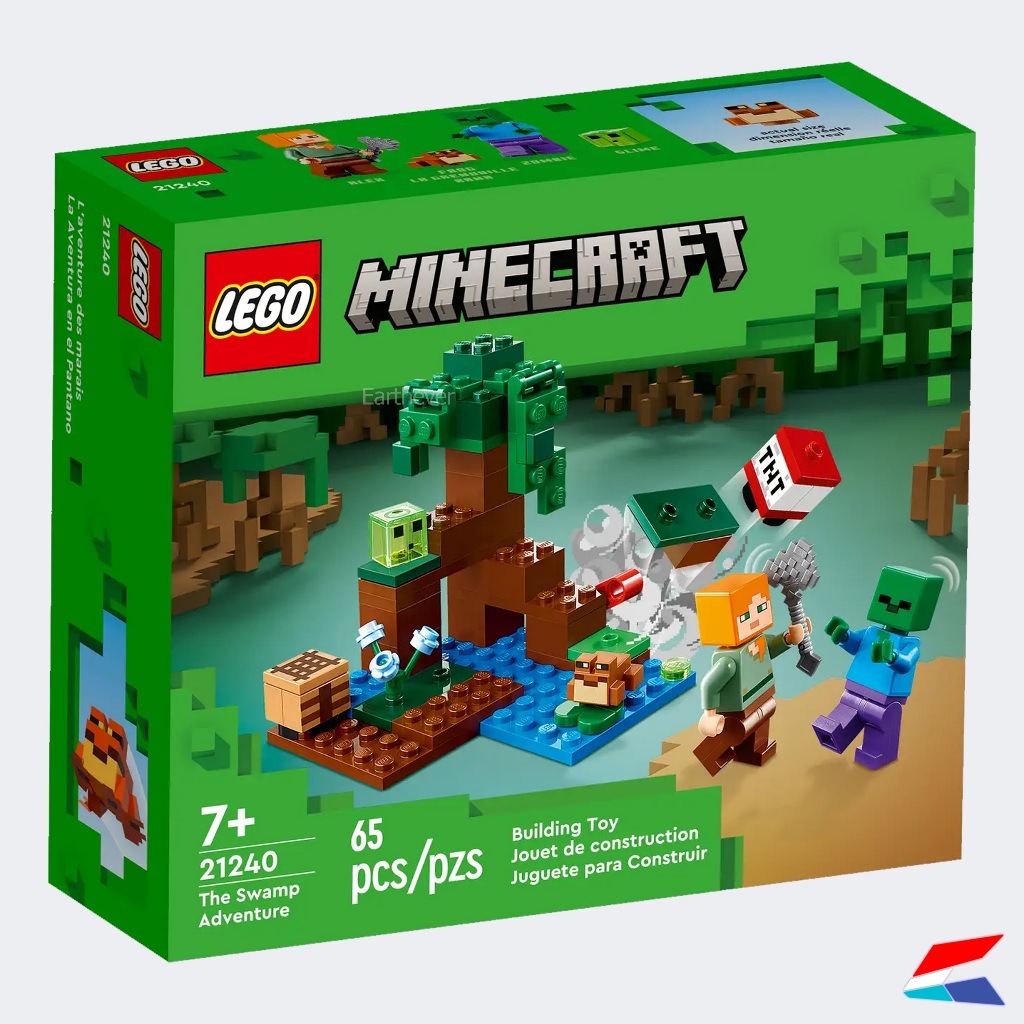 LEGO Minecraft 21240 The Swamp Adventure ของแท้