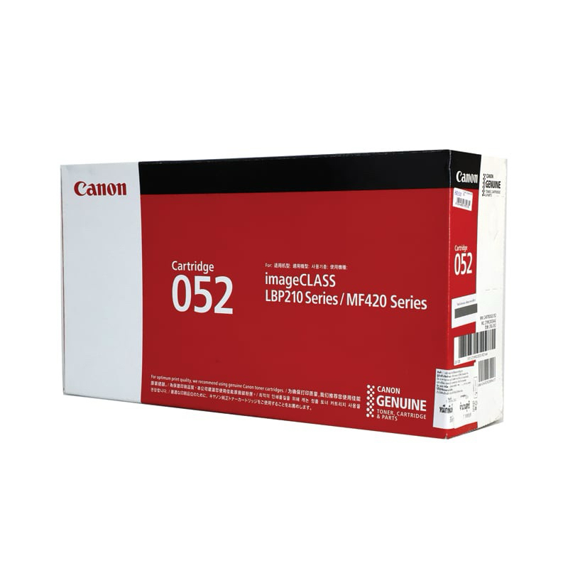 Canon Cartridge-052 Black ตลับหมึกโทนเนอร์ สีดำ ของแท้