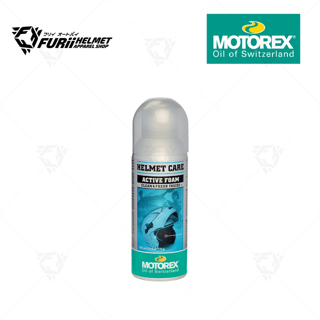 MOTOREX HELMET CARE ACTIVE FOAM 200ML. โฟมทำความสะอาดภายในหมวกกันน็อค