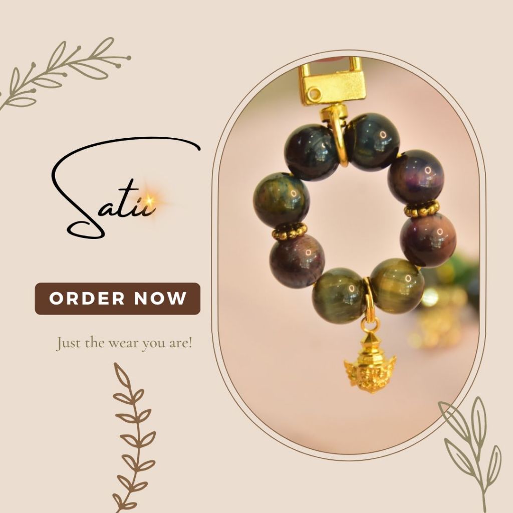 พวงกุญแจคล้องมหาโชคลาภ ชาร์มท้าวเวสสุวรรณ | Satii.brand