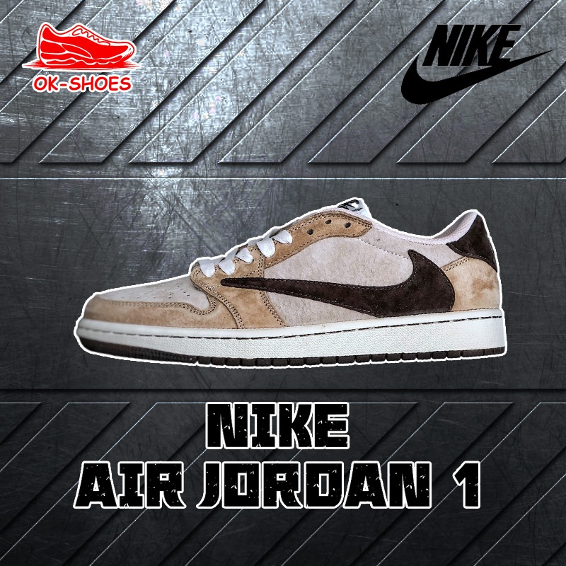 ส่งฟรี Nike Travis Scott x Nike Air Jordan 1 Low OG AJ1