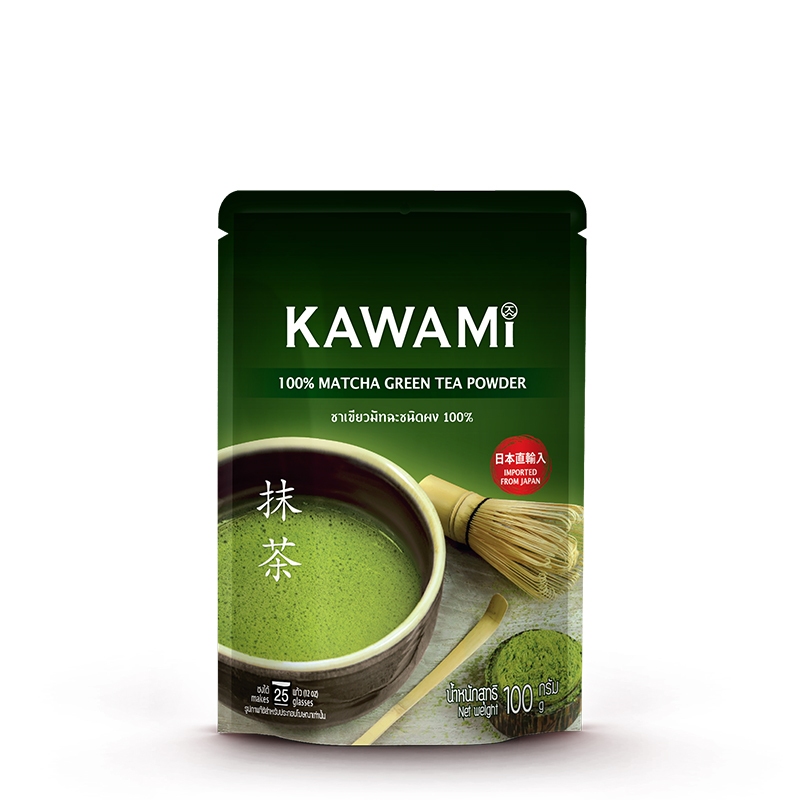 คาวามิมัทฉะ 100% (100 g) KAWAMI 100% Matcha Powder ชาเขียว/ กรีนที/ ชาญี่ปุ่น - 1
