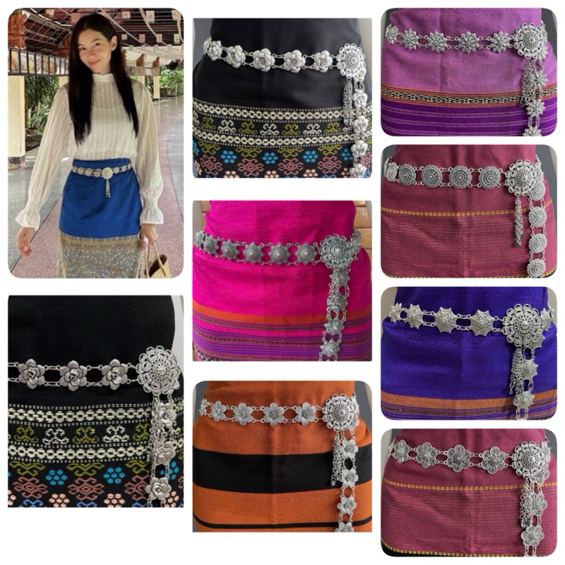 ✨เข็มขัดเงิน(เกรดA)เข็มขัดเงินแบบล้านนา ใส่กับชุดไทย ชุดล้านนาสวยๆพร้อมส่ง✨