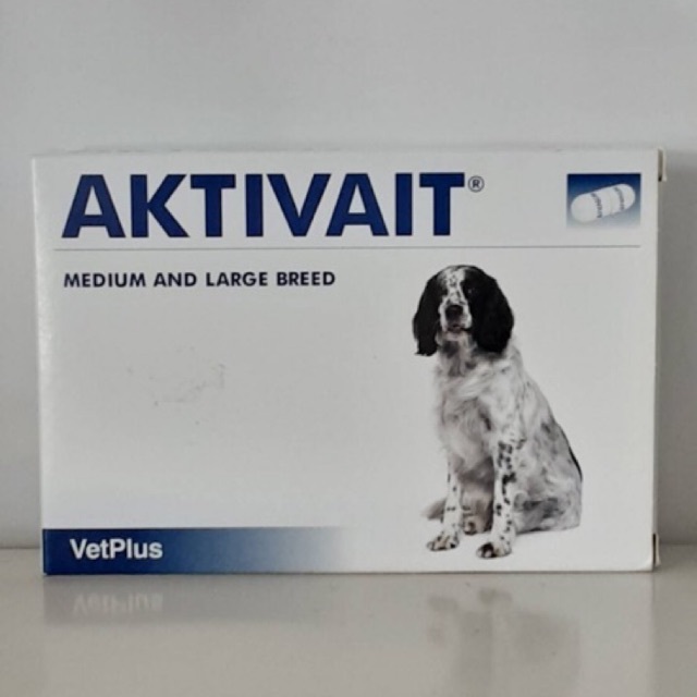 AKTIVAIT Medium & Large Breed อาหารเสริมบำรุงสมองและระบบประสาท
