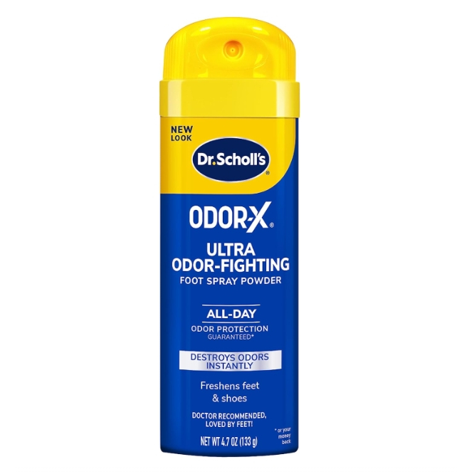 [ของแท้ 100%] DR.SCHOLL ODOR-X ULTRA ODOR-FIGHTING SPRAY POWDER 4.7 oz. (133 g)