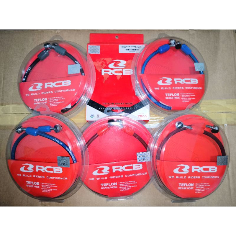 สายน้ำมันเบรค (สายถัก) RCB TEFLON BREAK HOUSE !!!ของแท้!!!