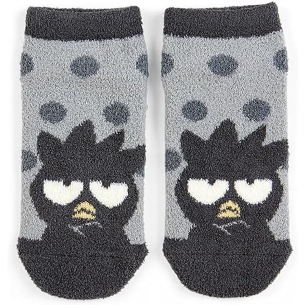 Sanrio MokoMoko Fluffy Socks Bad Badtz-Maru (23~25cm) xo ถุงเท้าหนานุ่ม