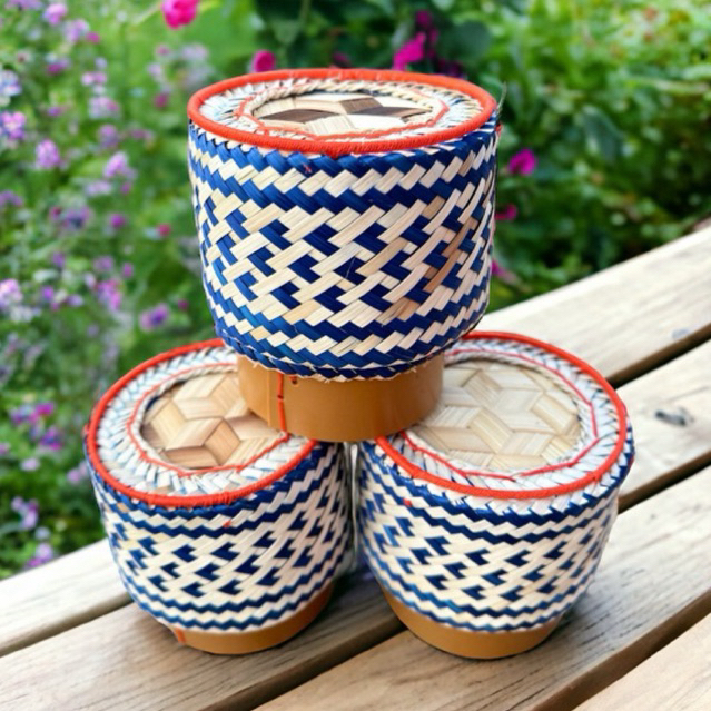 กระติบข้าวเหนียวขนาด5นิ้ว สามารถใส่ข้าวเหนียวได้หนึ่งกิโล - รูปที่ 4