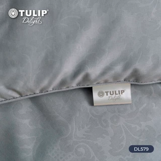 TULIP Delight สีพื้นอัดลาย DL579 ชุดผ้าปูที่นอน ผ้าปูที่นอน ผ้าห่มนวม มีลายนูนเบาๆ บนเนื้อผ้าสัมผัสได้