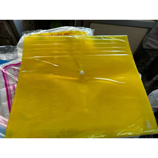 แฟ้มกระดุม A5/A4/F4 [1ซอง] แฟ้มซองใสใส่เอกสาร ซองแฟ้มพลาสคิค กันน้ำ มีเป๊กติด พร้อมส่ง US.Station