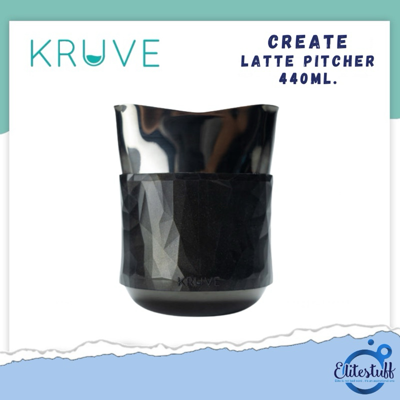 KRUVE CREATE Latte Pitcher เหยือกเทลาเต้อาร์ต 440ml.